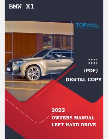 bmw x1 2022 owners manual